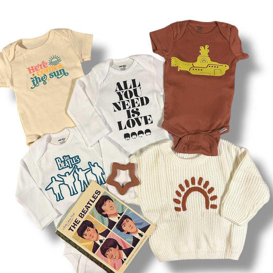 Beatles Baby Gift Box – Music Lover Newborn Gift Set - Hey Baby Box