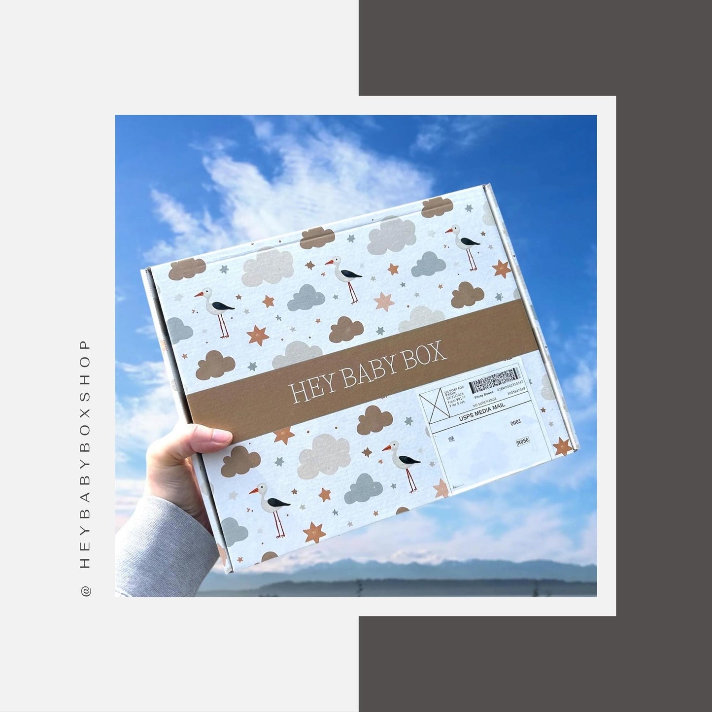 Camping New Baby Gift Box, Onesie, and Camp Footie | Jellycat Owl | Adorable Hiking Gift | Adventure Baby Personalization Available - Hey Baby Box