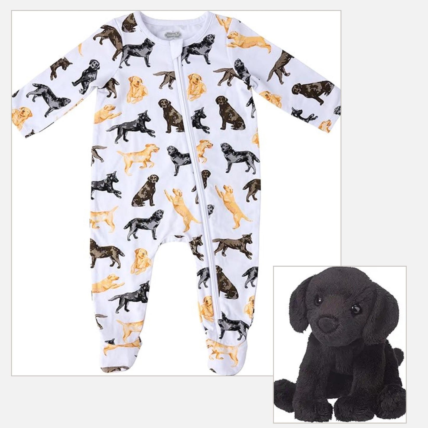 Dog Theme Baby Gift Box with a Personal Touch - Pick your Breed - Made to Order - Personalized Baby Gift - Hey Baby Box