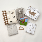farm theme baby gift set