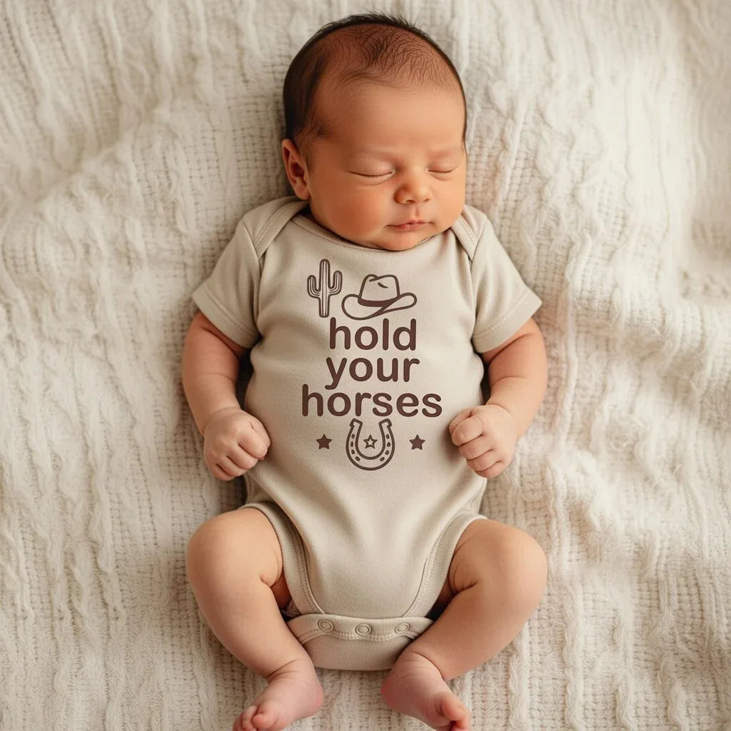 First Rodeo Baby Gift – Cowboy Baby Shower Gift Set 0-6M - Hey Baby Box