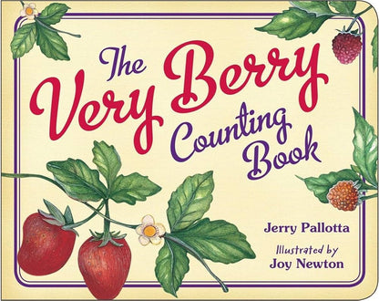 Book cover of 'The Very Berry Counting Book' with illustrations of berries and leaves.