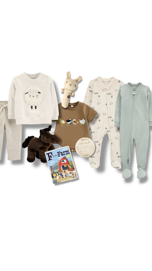 Farm Baby Gift Box Set 0-3m
