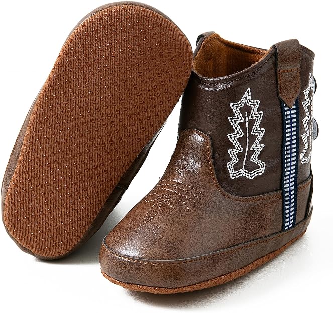 First Rodeo Cowboy Baby Gift Box | Western Rust Set