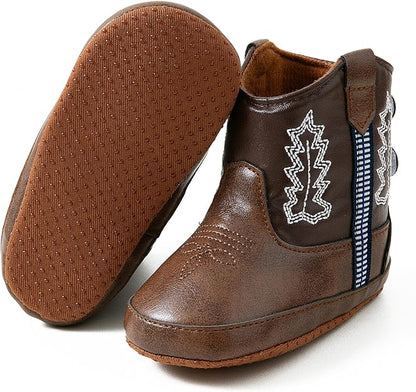 First Rodeo Cowboy Baby Gift Box | Western Rust Set