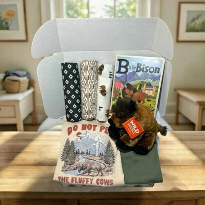 National Park Baby Gift - Bison Lover