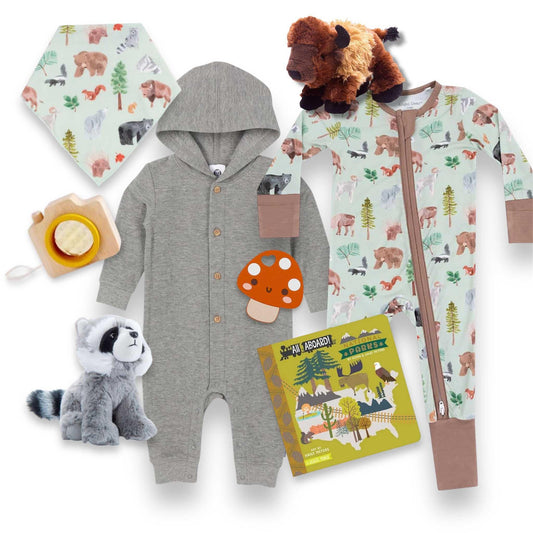 Woodland Animals Baby Gift Set – National Park Lovers - Hey Baby Box