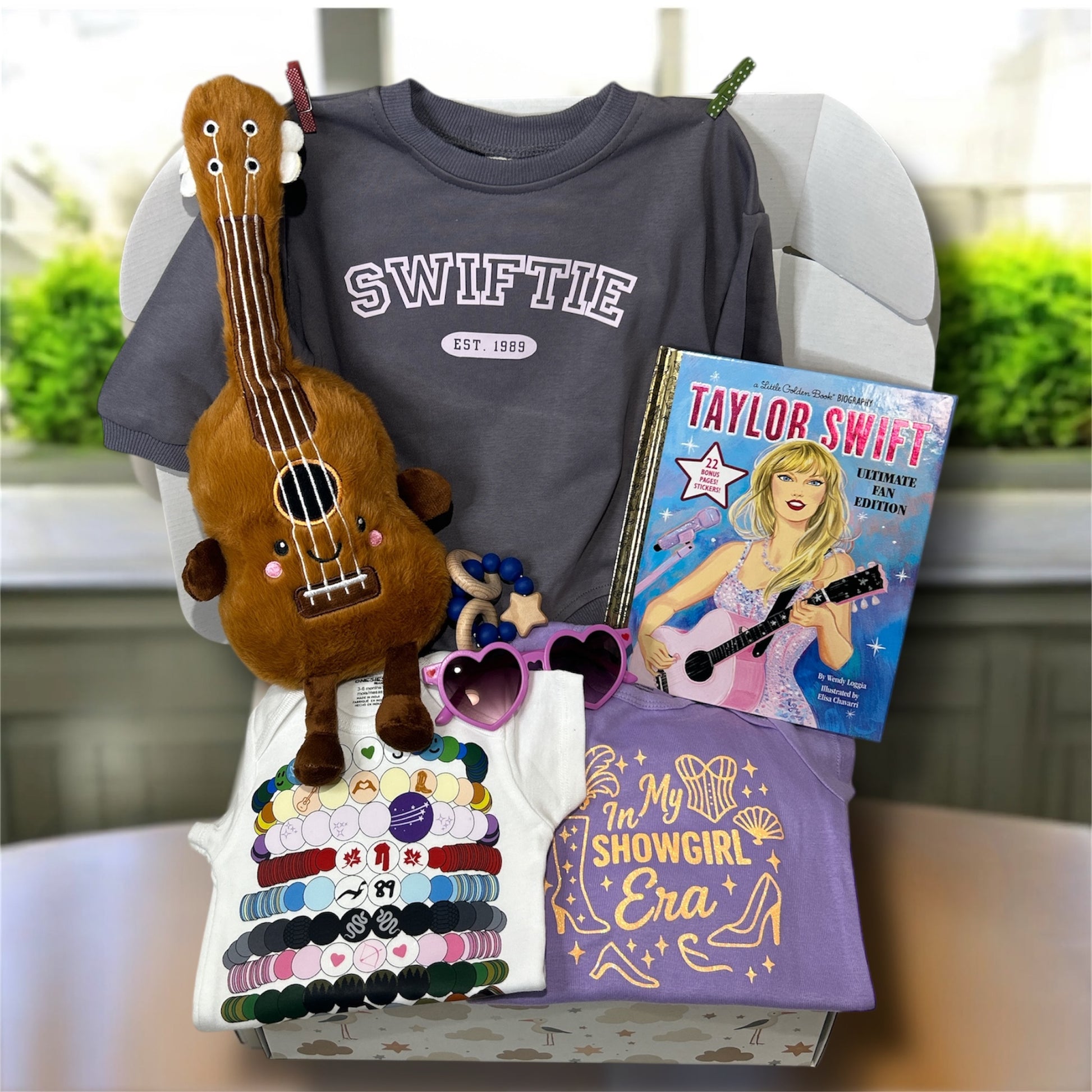 Taylor Inspired Baby Gift – Showgirl Era - Hey Baby Box