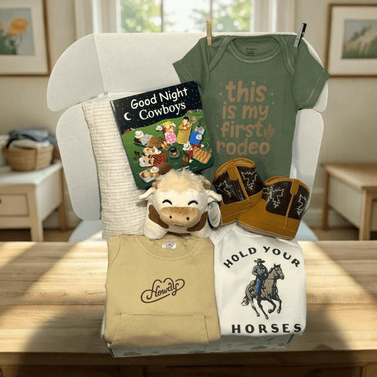 First Rodeo Baby Gift – Hold Your Horses