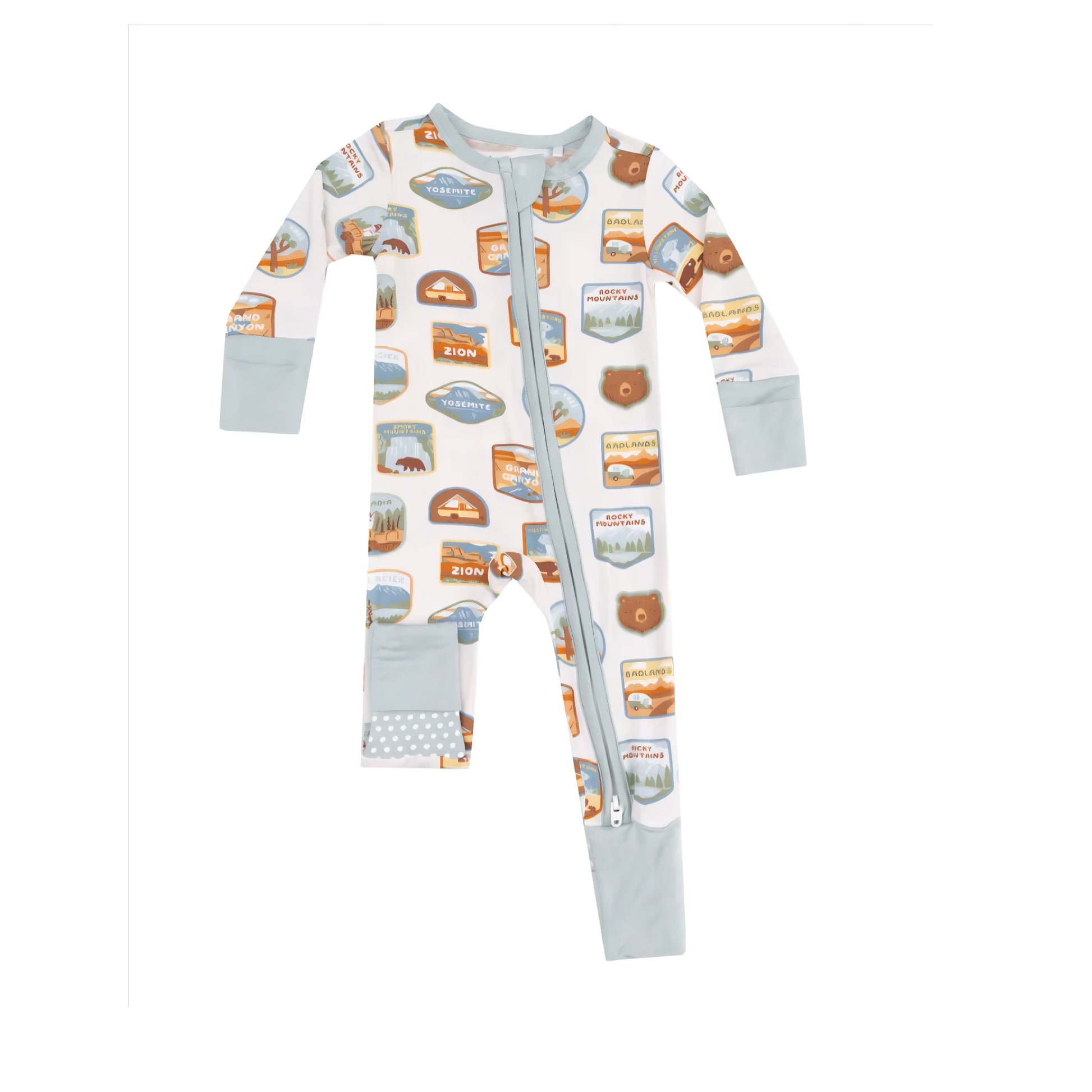 Bamboo Angel Dear National Park Patches Romper