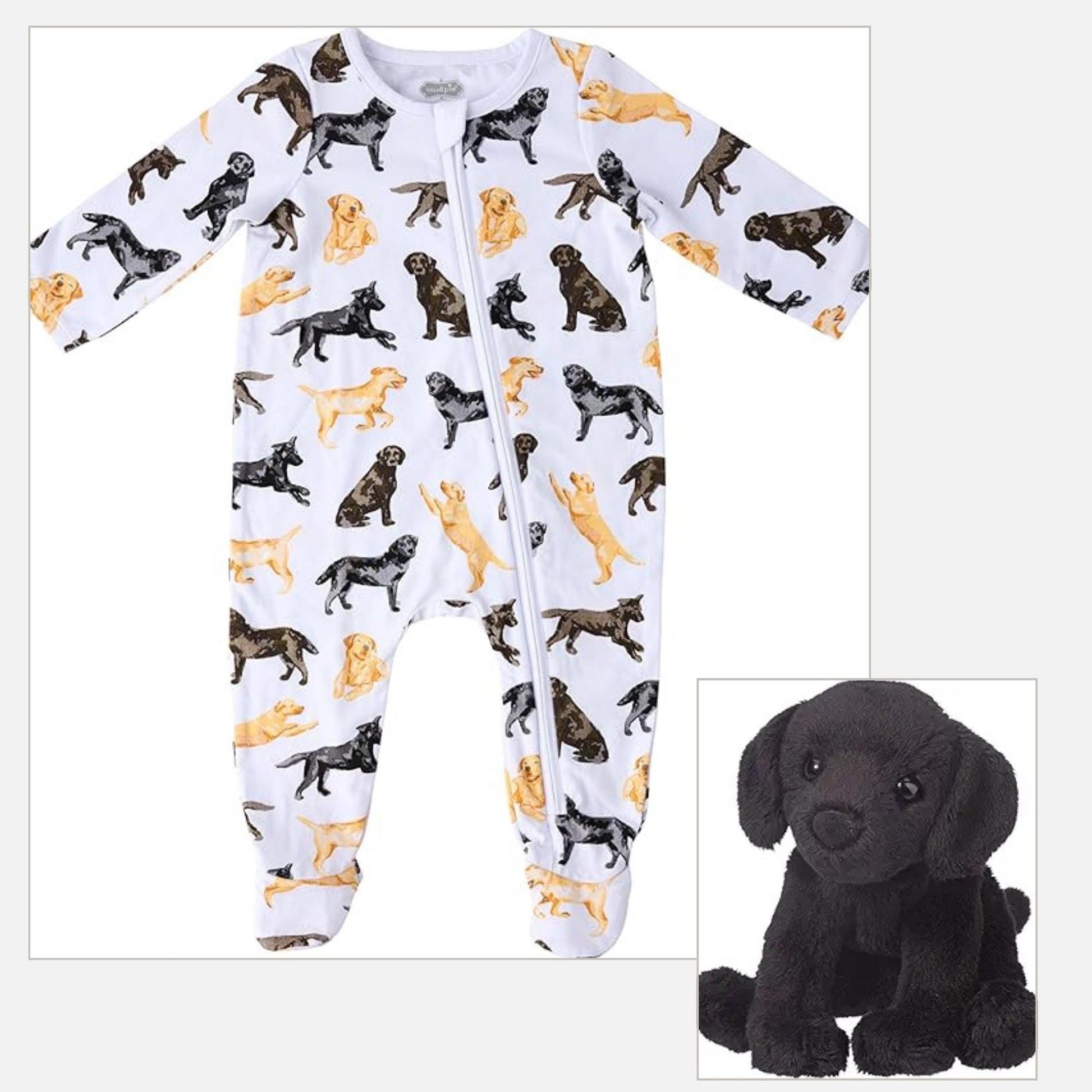 Dog Theme Baby Gift Box with a Personal Touch - Pick your Breed - Made to Order - Personalized Baby Gift - Hey Baby Box