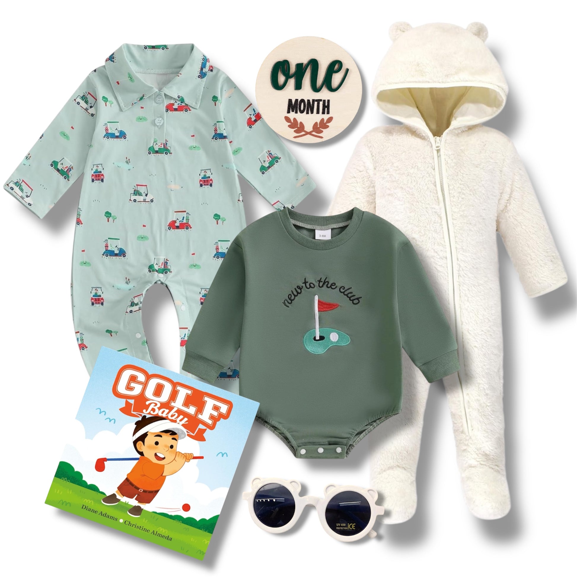 Golf Theme Baby Gift Set 3-6 Month