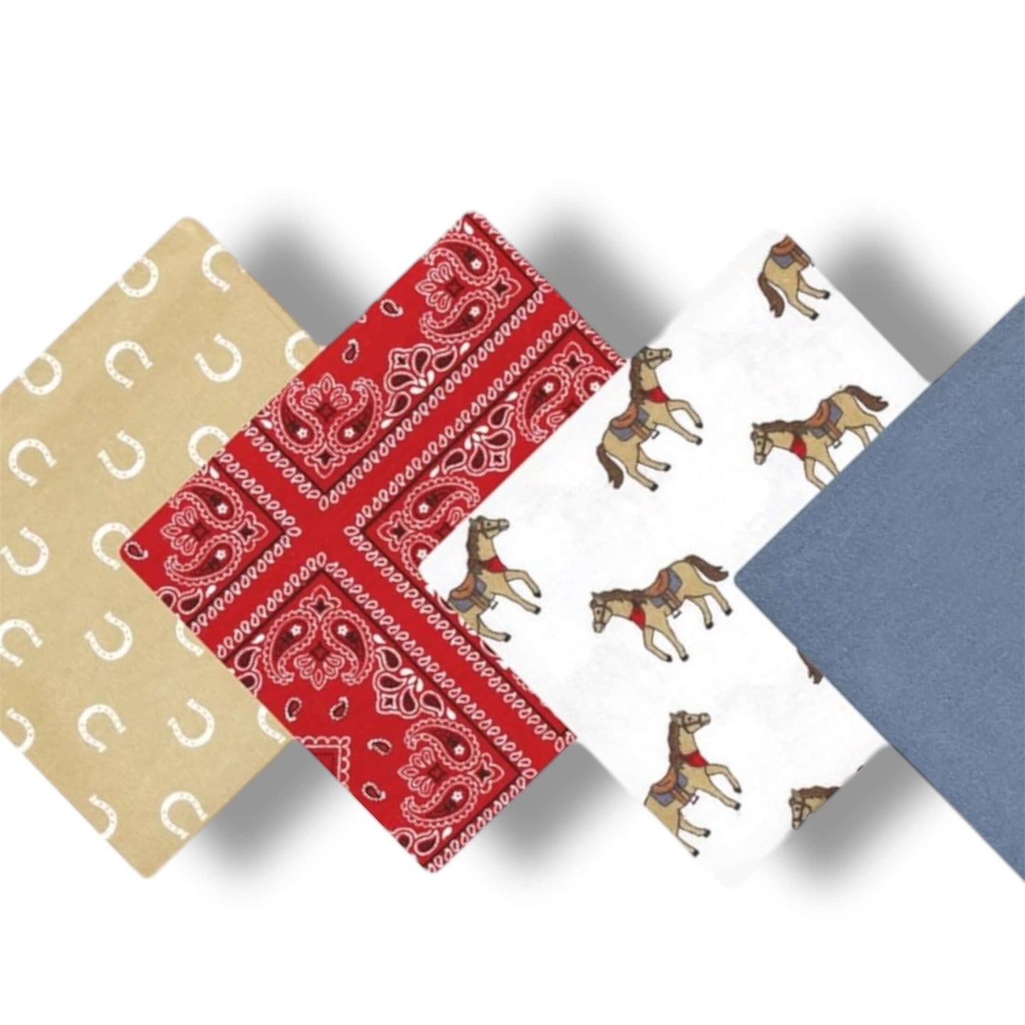 rodeo theme baby swaddles cotton flannel