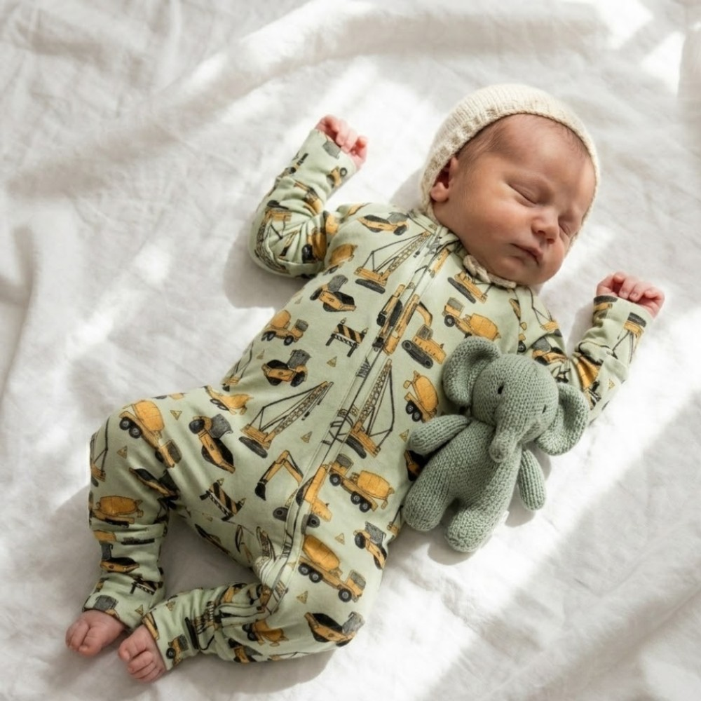 Construction Zone Baby Gift Box | 6pc Essentials Set