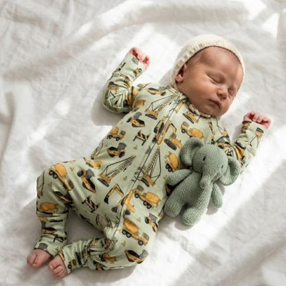 Construction Zone Baby Gift Box | 6pc Essentials Set