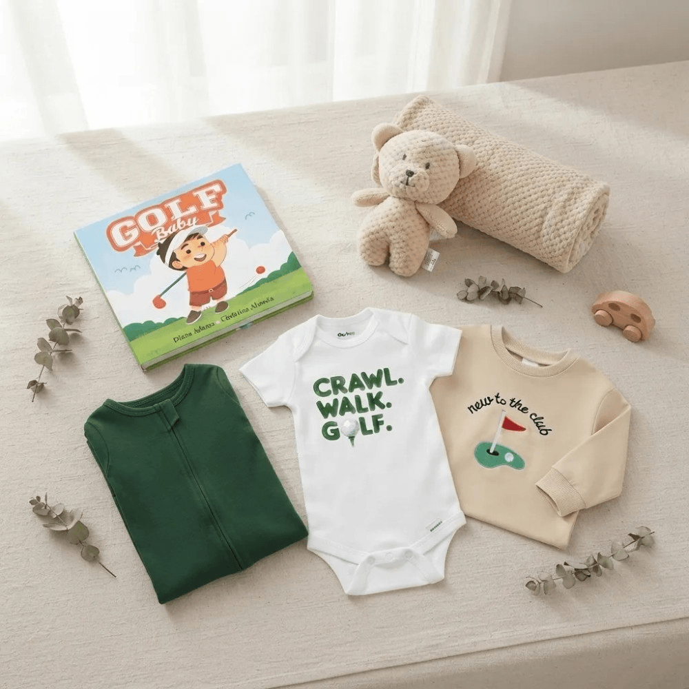 Golf Baby Gift Box | 6pc Set