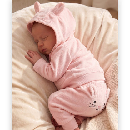 Pink Bunny Baby Girl Gift Box | 8pc Essentials Set