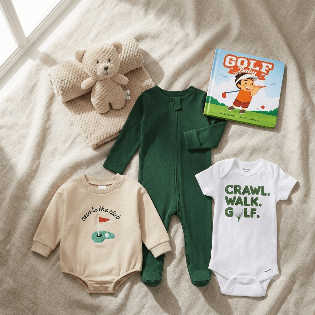 Golf Baby Gift Box | 6pc Set