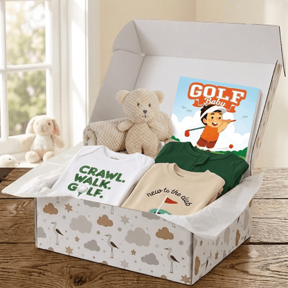 Golf Baby Gift Box | 6pc Set