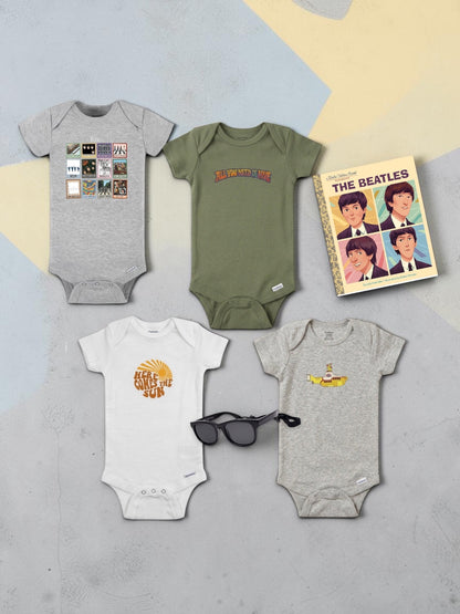 Beatles Baby Shower Gift Box | Retro 6pc Set