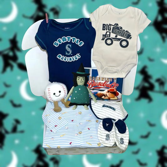 Seattle Mariners Baseball Baby Gift MLB - Hey Baby Box