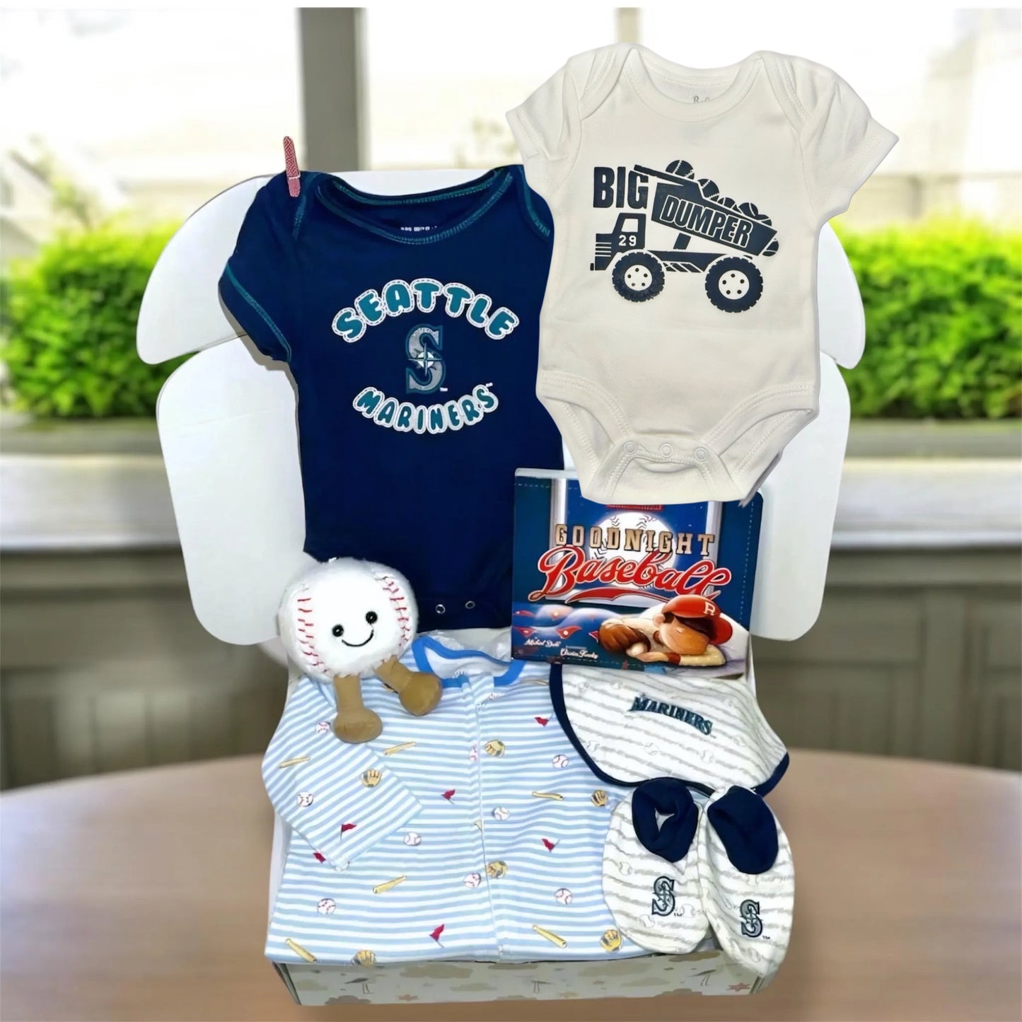 Seattle Mariners Baseball Baby Gift MLB - Hey Baby Box