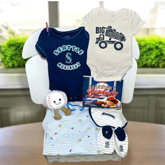 Seattle Mariners Baseball Baby Gift MLB - Hey Baby Box
