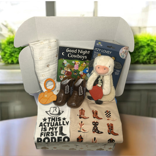 Boots and Rodeo Baby Set 3-6 Month - Hey Baby Box