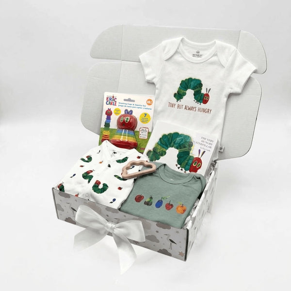 Hungry Caterpillar Baby Gift – Eric Carle Storybook Bundle with Sleepwear