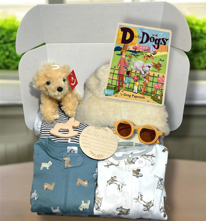 Dog Baby Gift Box 3-6 Month - Hey Baby Box