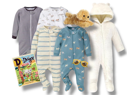 Dog Baby Gift Box 3-6 Month - Hey Baby Box