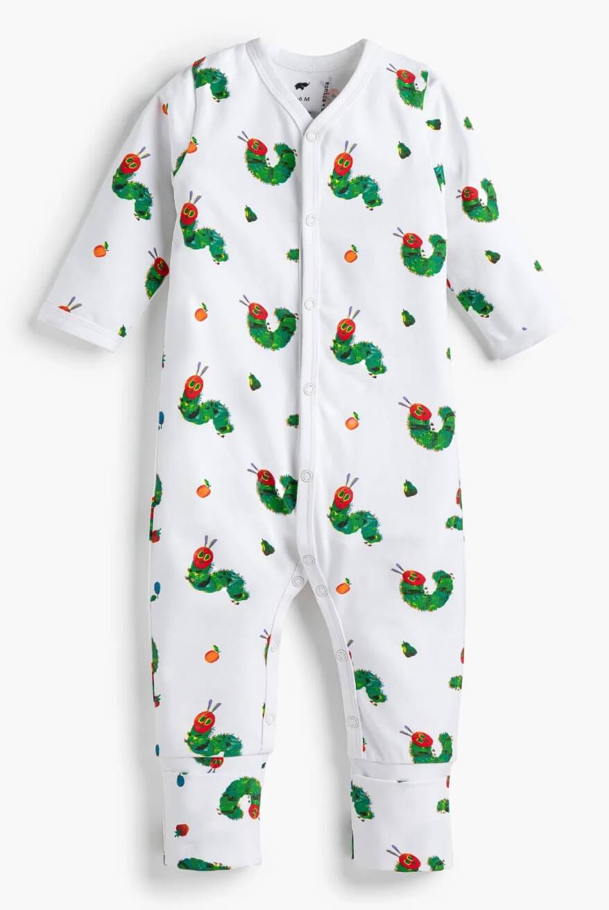 Hungry Caterpillar Baby Gift – Eric Carle Storybook Bundle with Sleepwear