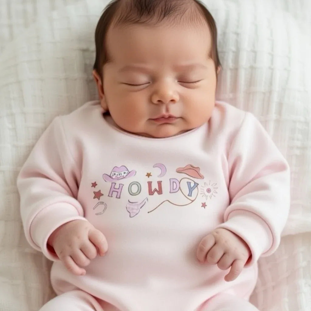 Howdy Cowgirl Baby Shower Gift Set 0-3 Month - Hey Baby Box