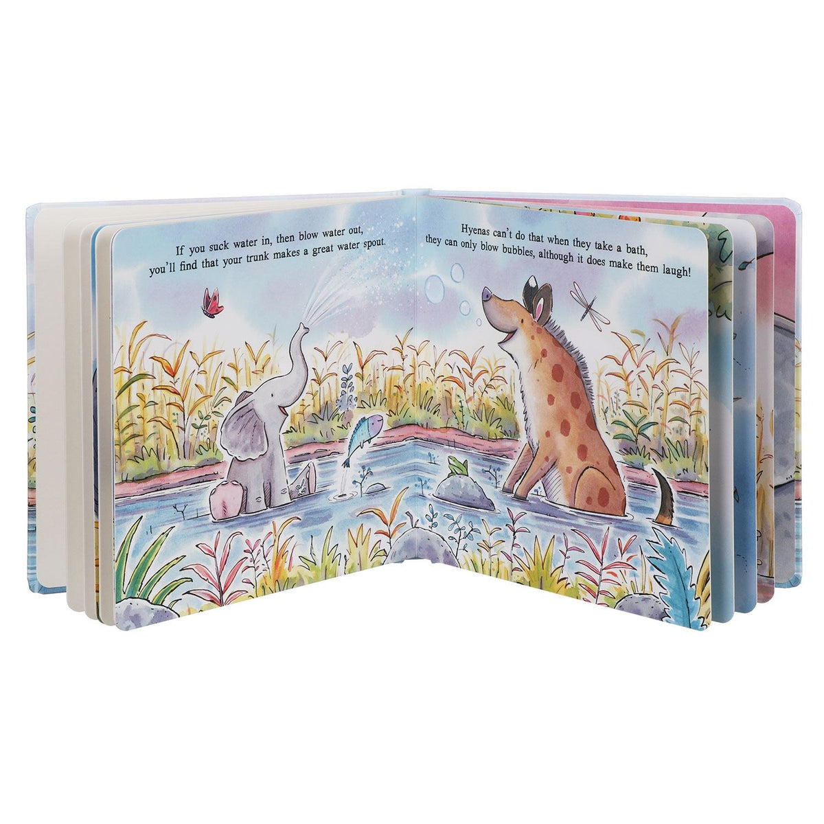 Safari Dreams Elephant Baby Gift Box | Newborn Essentials & Book Set - Hey Baby Box
