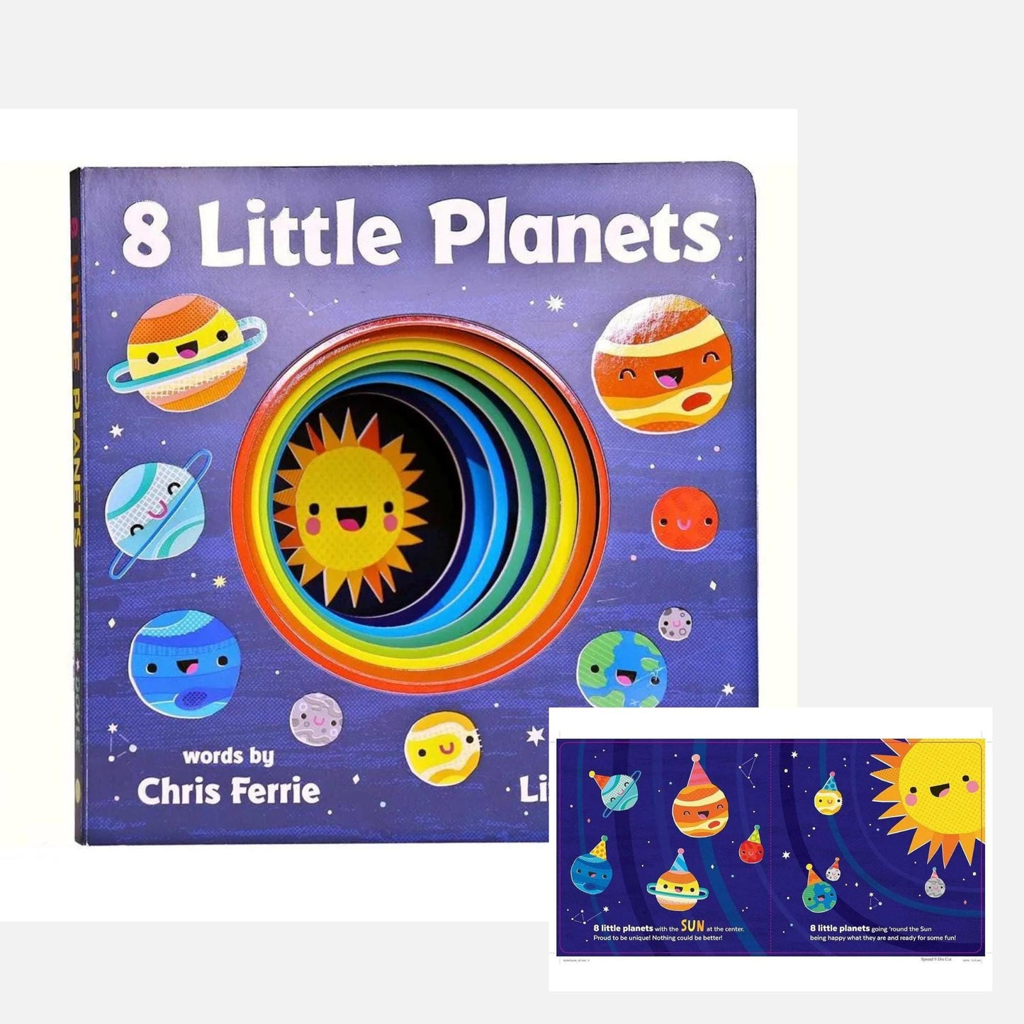 Space Baby Gift Box - Solar System Set - Planets Stars Astronaut Nursery Gift - Galaxy Themed Welcome to Earth Unisex Baby Shower - Hey Baby Box