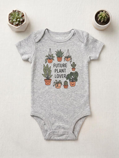 Plant Lover Baby Shower Gift Box | Little Sleepies Swaddle Set Succulents