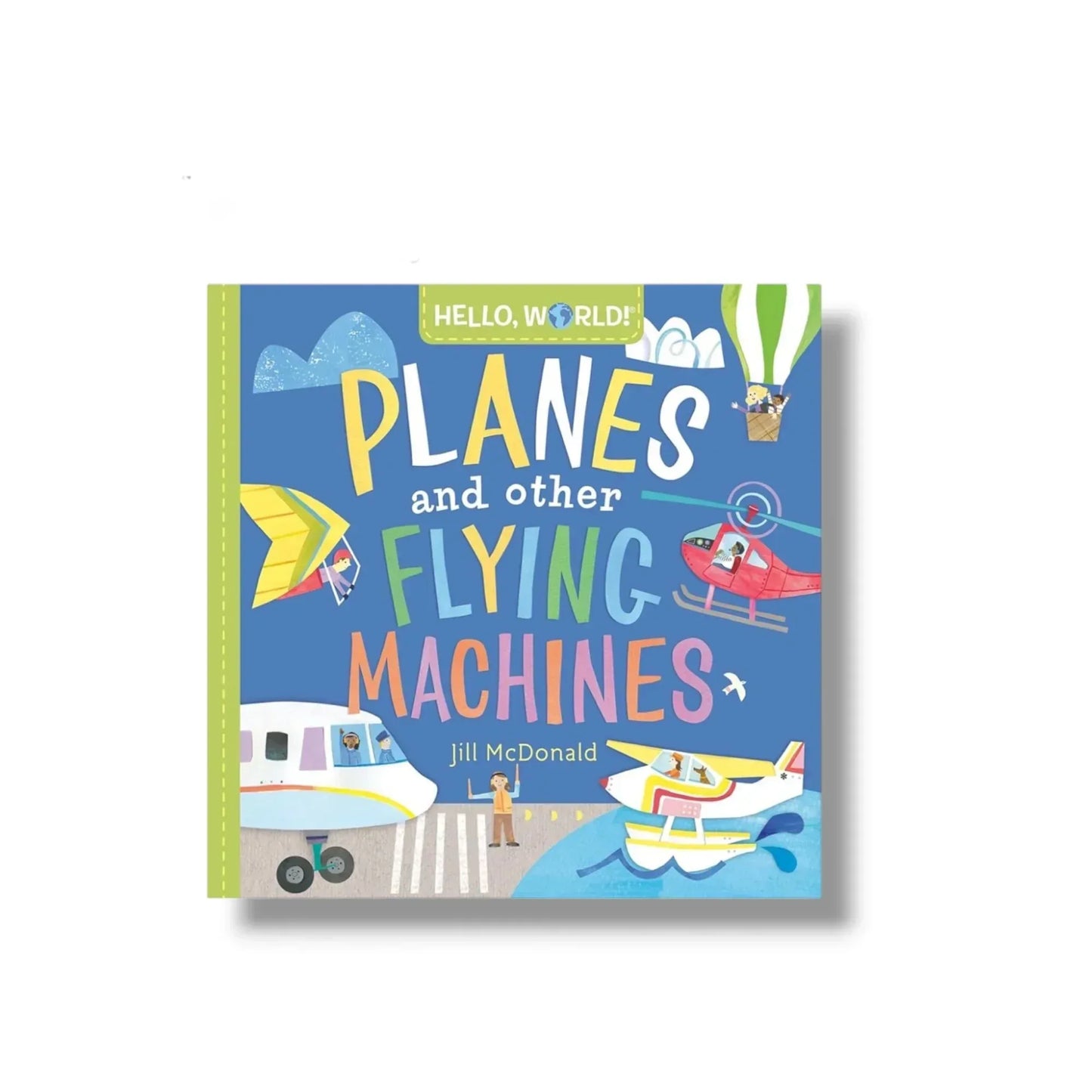 Airplane Baby Gift Set Newborn Boy 0-3M | Outfit, Rattle, Book - Hey Baby Box