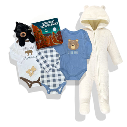 Bear National Parks Baby Gift Set - Hey Baby Box