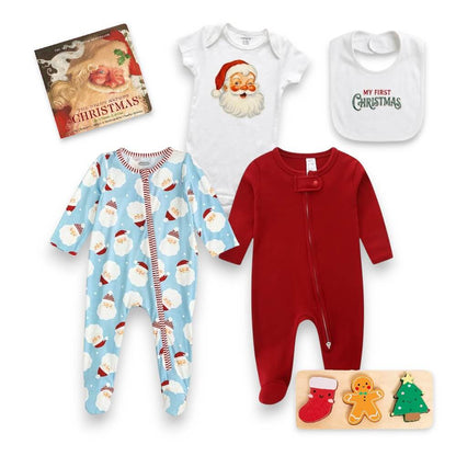First Christmas Classic Holiday Baby Boy Gift Set 0-3M