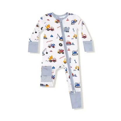 Construction Theme Baby Gift Set - Bamboo