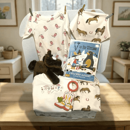 Cowgirl Baby Shower Gift Set Angel Dear 0-3 Month