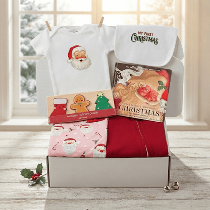 First Christmas Classic Holiday Baby Girl Gift Set 0-3M