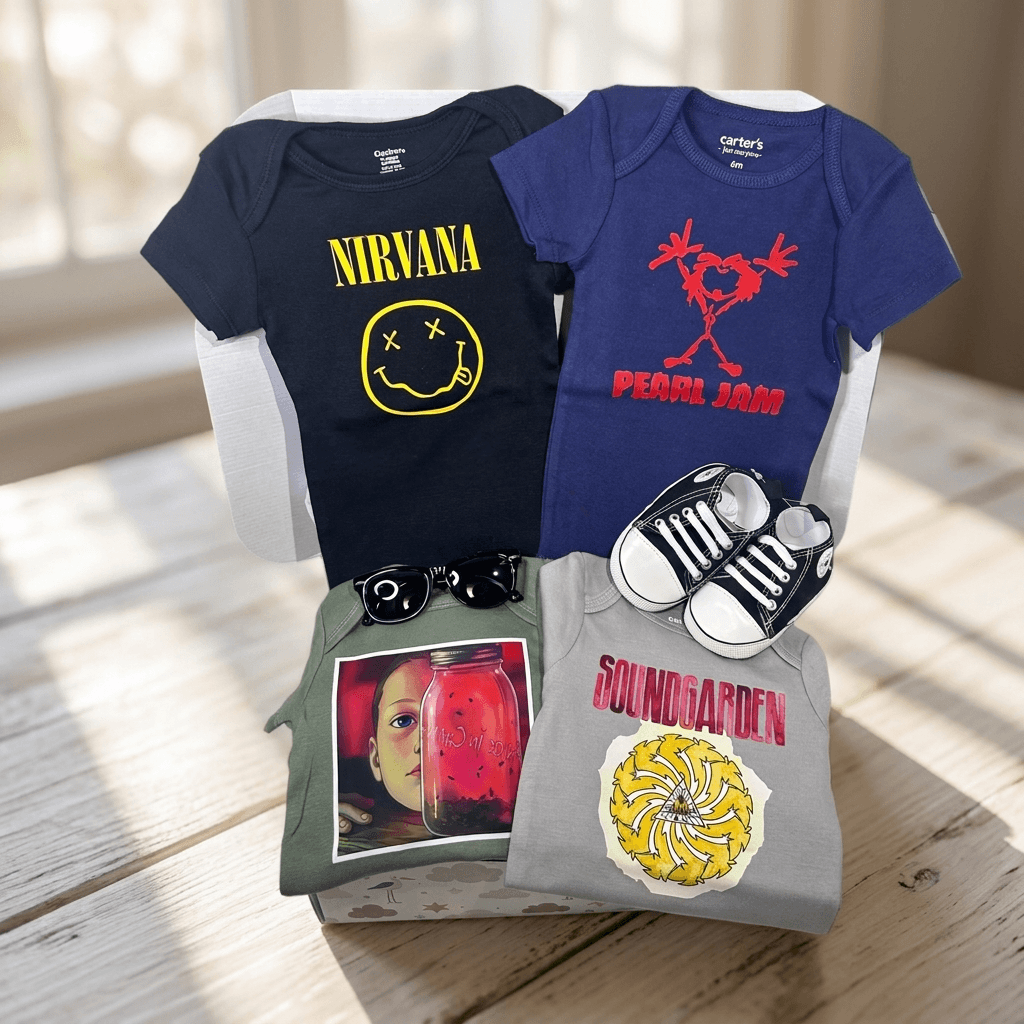Grunge Music Baby Shower Gift Box | Grunge Classics