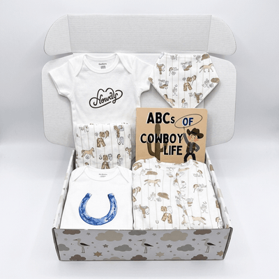 Cowboy Baby Gift Box | Angel Dear Bamboo
