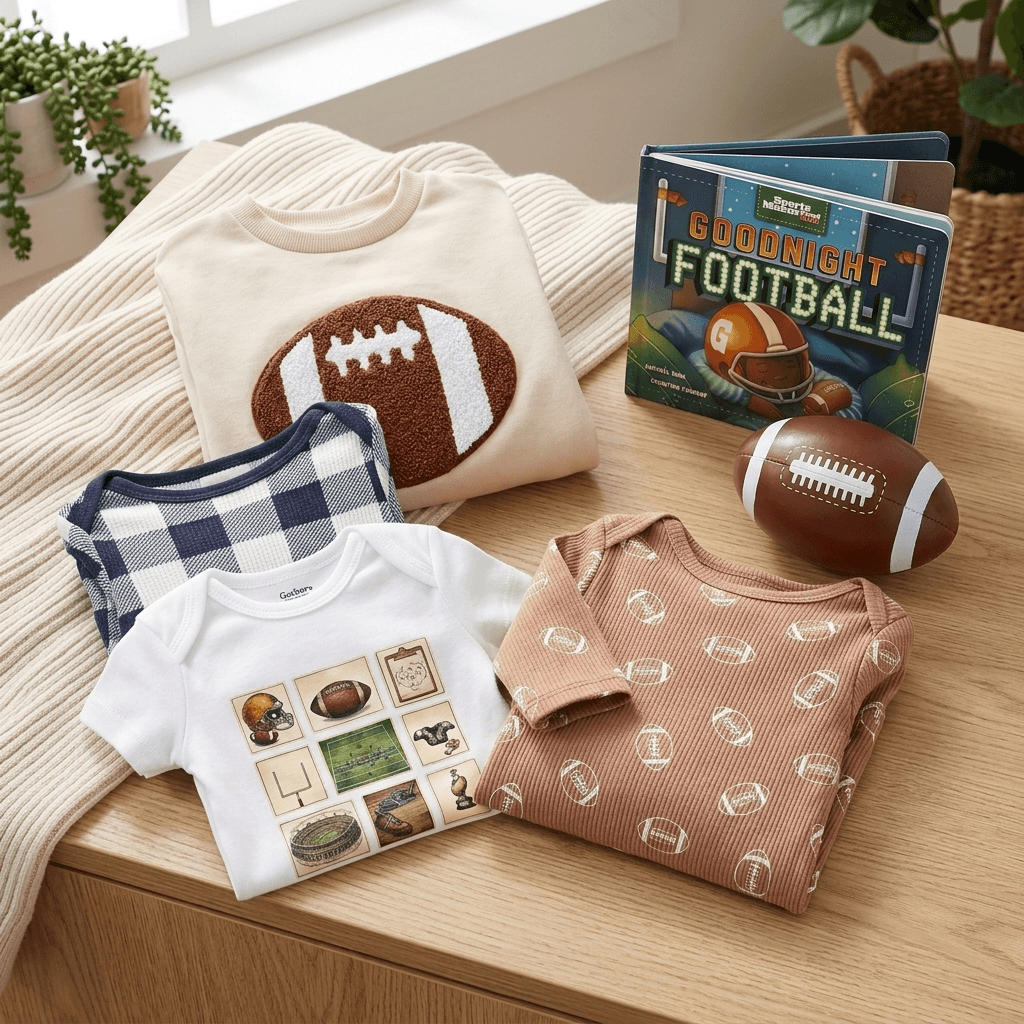 Football Baby Gift Box | Sports Theme Set