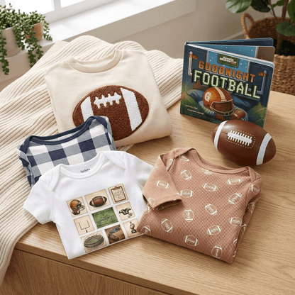 Football Baby Gift Box | Sports Theme Set