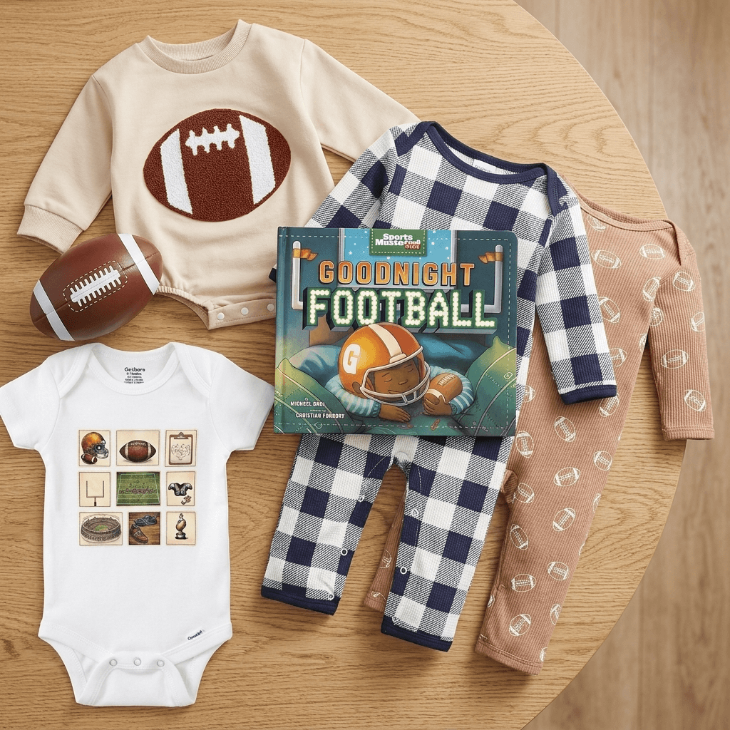 Football Baby Gift Box | Sports Theme Set