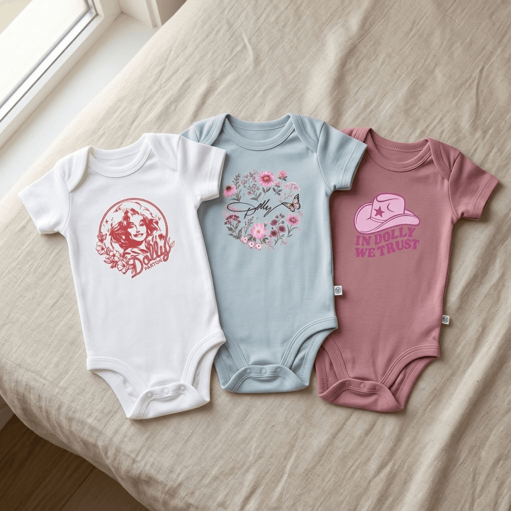 Dolly Parton Inspired Baby Gift Box – Bamboo Country Girl Gift Set 0-6M