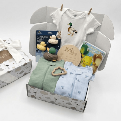 Mallard Duck Family Baby Shower Gift Box | Itsy Bitsy Duckling