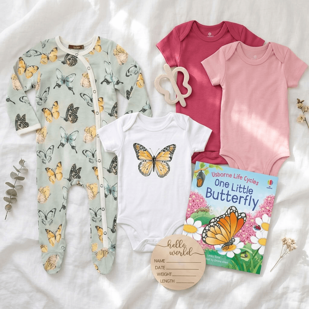 Little Butterfly Baby Gift Box - Garden Party